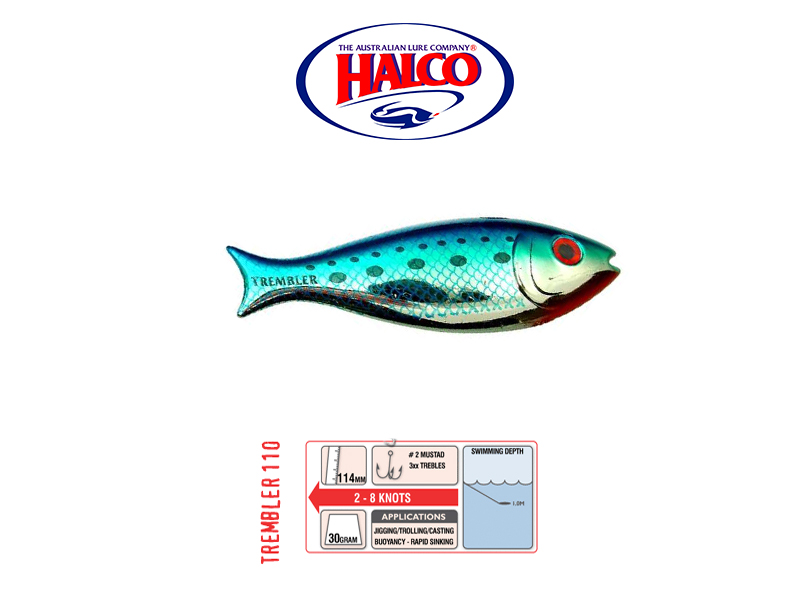Halco Trembler 110 (114mm, 30gr, Color: H50)